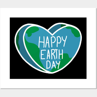 Happy Earth Day Celebration Posters and Art